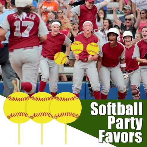 Handheld Fans - Decorative Fans Baseball Party Fan Bulk for Sport Themed Events - Baseball Hand Fans Birthday Party Supplies - Summer Hand Held Fans Baseball Party Favors Decors Gifts in Saudi Arabia
