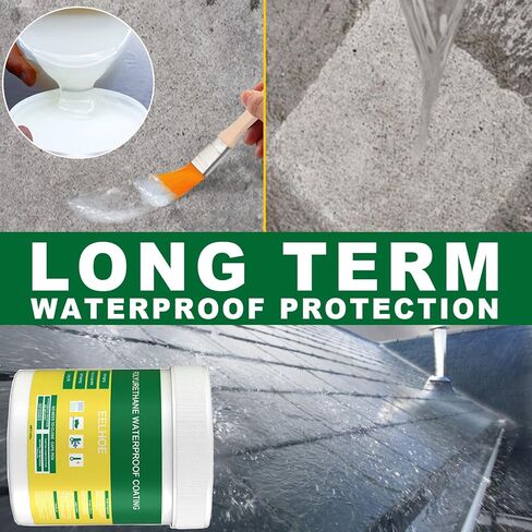 Invisible Waterproof Sealant, Super Strong Bonding Agent for Reliable Leak Repairs - Transparent Waterproof Insulating Adhesive for Wall Mending Toilet Anti-Leak Coating in Kuwait