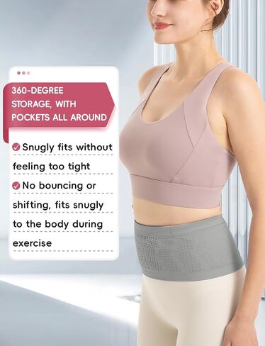 CHAMWEY waist pack running belt bag no bounce slim fit phone holder bottle pockets ultra light mini size in Saudi Arabia