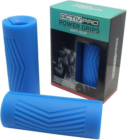 POWER GRIPS, Dumbbell Barbell Grips, Top Grade Silicone, Biceps & Forearms Builder, Big Muscles, Thick Grips, Strength Training in Saudi Arabia