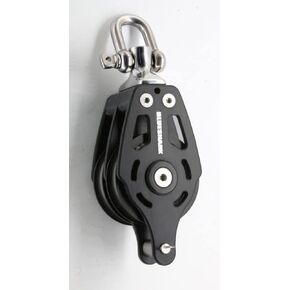 75mm Double Fixed Becket High Performance Aluminum Sailing Block Choose Quantity (1-Pack) 2777