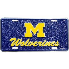 Hangtime University of Michigan - Michigan Wolverines Mosaic license plate