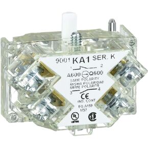 Square D SQD9001KA1 SQ D 9001KA1 Contact Block, Black
