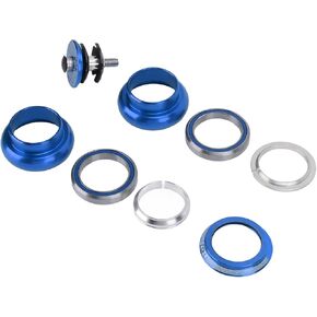 AUNMAS Bike Headset, Aluminum Alloy 34mm DIY Easy Install Stem Headset for Mountain Road Bike