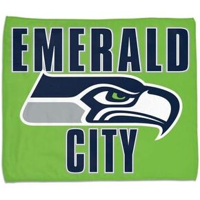 WinCraft Seattle Seahawks15x18 Rally Towel-Full Color Emerald City