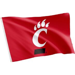Desert Cactus University of Cincinnati Flag Bearcats UC Flag Banners 100% Polyester Indoor Outdoor 3x5 feet Flags (Style E)
