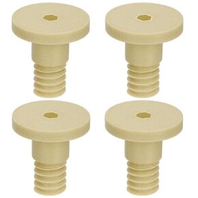 Replacement Bolts Compatible with Suncast/Craftsman Storage Sheds,4 Pack Carbon Fiber Plastic Screw for Storage Sheds