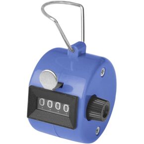GOGO ABS Handheld Tally Counter, 4 Digit Display Clicker, for Sport Events Coach School