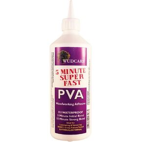 WCFPVA500 Superfast PVA Waterproof Adhesive 500 ml, 500ml, Clear