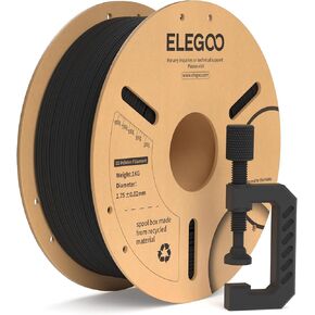 ELEGOO Matte PLA Filament Black & White 4KG, 1.75mm 3D Printer Filament Bundle Dimensional Accuracy +/- 0.02mm, 1kg Carboard Spool (2.2lbs) for Most FDM 3D Printers