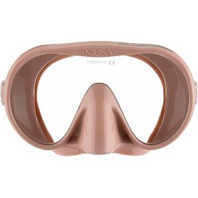 Cressi Adult Frameless Diving Mask - Wide View Mono Lens - Low Internal Volume - Pure Soft Silicone - Musa: designed in Italy