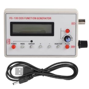 Eujgoov FG-100 Function Generator DDS Generator Counter, 1HZ-500KHz Frequency Meter Source Module Sine Generator