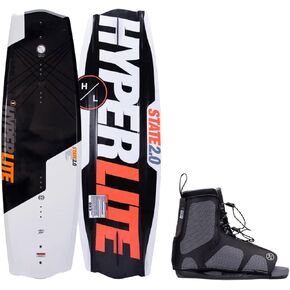 Hyperlite 140 State 2.0 Wakeboard with 10-14 Remix Binding Men's.