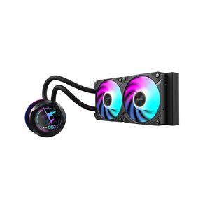 AORUS WATERFORCE X II 360 Liquid CPU Cooler, 360mm Radiator with 3X 120mm Low Noise ARGB Fans, Compatible with Intel LGA1700 and AMD AM5(GP-AORUS WATERFORCE X II 360)