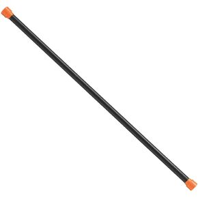 Body-Solid Rubber Padded Weighted Bar - Stretching Weight Exercise Bars for Physical Therapy, Body Toning, Aerobics, Yoga, Pilates