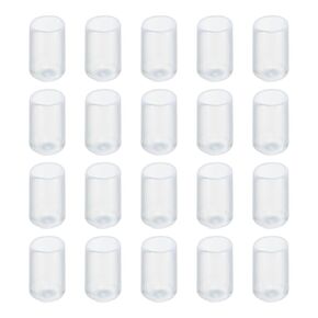 Screw Thread Protector Cover Rubber End Caps, [for Screw, Bolt] - 5/16"(8mm) ID/Clear/200pcs
