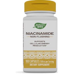 Nature's Way, Niacinamide, 500 mg, 100 Capsules