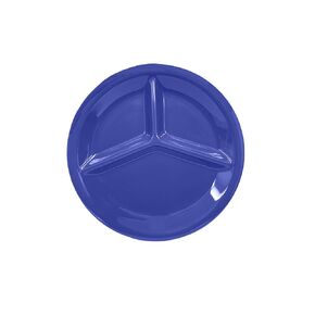 FSE CR710BU Compartment Plate, 10-1/4" dia., round, 3-wells, Pack of 12