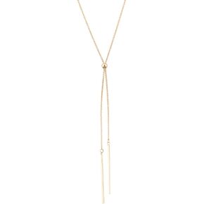 Long Tassel Necklace Bar Y Lariat Long Chain Drop Adjustable Necklace for Women