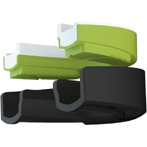 SG-II Sport Mouth Guard, Multi-Layer Composite Material, Maximum Angular Protection, Extreme Strength, for Football, Boxing, Basketball, MMA, Hockey and Other Sports (White-White-Black)