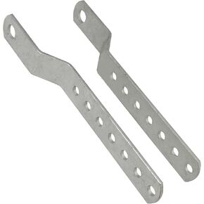 Adjustable Keel Roller Brackets - Brackets for Boat Trailer Accessories - Silver