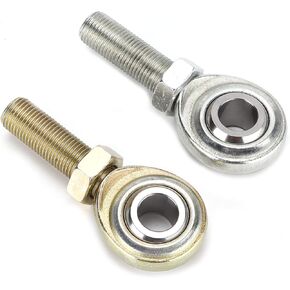 2pcs Stainless Steel Rod Ends Heim Joints 1/2inLH Male Thread