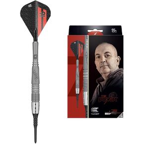 TARGET Darts Phil Taylor Power 9-Five Gen 7 | 95% Tungsten, Swiss Point Soft Tip Darts Set | Player-Edition Dart Set, Swiss Point Darts