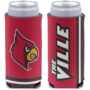 NCAA Louisville Cardinals Slim Can Cooler, Team Colors, One Size