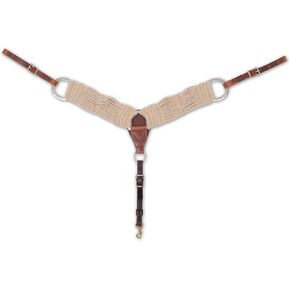 Martin Saddlery 3-inch Mohair Fiber Breastcollar, Natural