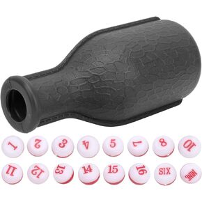 Billiard Dice, Billiard Game Tool, Billiard Accessories Sturdy and Durable for Home Party(Black)