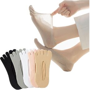5Pairs Sockalign USA Toe Socks for Bunions, Bunion Relief Socks Women, Bunion Socks for Women, Compression Toe Socks