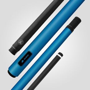 RHINO G-L Pool Cue - Black, Blue, Gray, Orange, Mint, Sliver, White - Wrapless (3/8-8 Joint) - Glass Fiber Shaft, 12.5mm Tip Diameter, Thin Conical Taper. Composite Butt