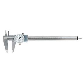 Dial Caliper,Stainless Steel,White