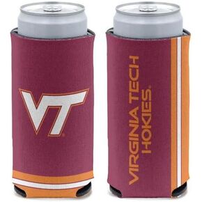 Wincraft NCAA Virginia Tech Hokies Slim Can Cooler, Team Colors, One Size