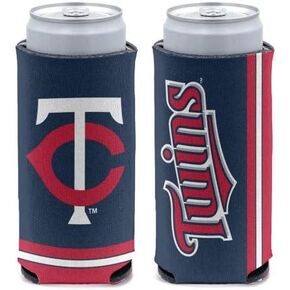 Wincraft MLB Minnesota Twins Slim Can Cooler, Team Colors, One Size