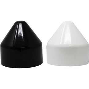 JSP Manufacturing Plastic PVC Pipe 4" Cone Style Cap for 4" Schedule 40 PVC Pipe