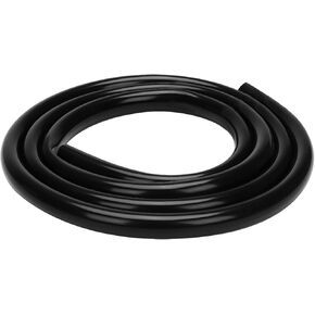 DERPIPR Food Grade Silicone Tubing - 3/8" ID x 1/2" OD High Temp Flexible Thick Black Silicone Hose for Homebrewing Punp Transfer 8 Meters(26ft) Length