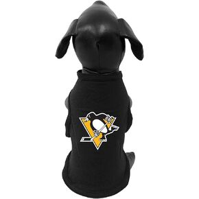 All Star Dogs NHL Pittsburgh Penguins Dog Tank Top, Small, Black