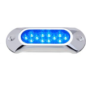 Attwood 65UW12B-7 Lightarmor Ultra-Bright 12-LED 1,650 Lumen Underwater Light, Sapphire Blue