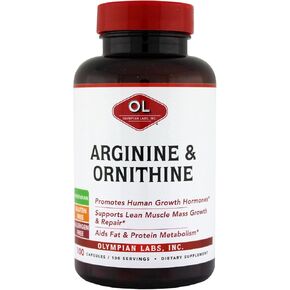 Olympian Labs Arginine, 500mg & Ornithine, 250mg