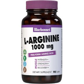 BlueBonnet L-Arginine 1000 mg Capsules, 90 Count
