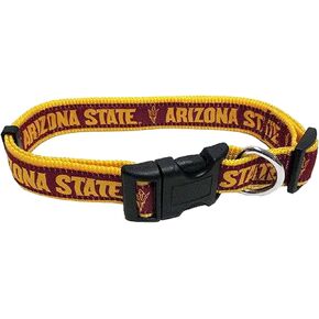Pets First Collegiate Pet Accessories, Dog Collar, Arizona State Sun Devils, Large