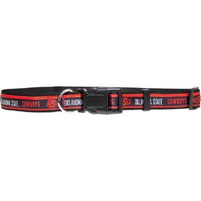 New & Improved NCAA PET Collar Oklahoma State Cowboys Dog Collar, Size Large College Team Collar for Dogs & Cats. A Shiny & Colorful Dog & Cat Collar Licensed by The NCAA