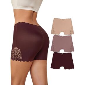 Women's Boyshorts Underwear Seamless Boy Shorts Panties Soft Stretch Boxer Briefs