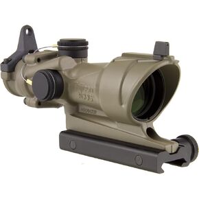 Trijicon ACOG TA01-D-100319 4x 32 Tritium Only, Center Illuminated Amber Crosshair .223 Reticle Scope, Dark Earth