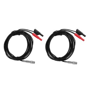 2Pcs Cable Test Leads HT30A 3M Heavy Duty Auto Test Line Lead BNC to Banana Head Adapter Cable Input Resistance 50 Ω