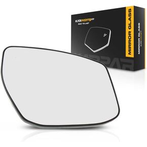 For Nissan Sentra 2013 14 15 16 17 2018 Mirror Glass Driver Side | Heated | w/Backing Plate | Flat Glass Type | Replacement For 963663TH3A | NI1324107