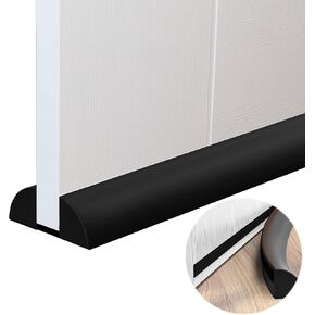 سدادة مسودة الباب مقاس 91.44 سم - قابلة للتعديل تحت مانع مسودة الباب، سدادة مسودة مزدوجة الجانب لأسفل الباب، عازل الباب، تجريد الطقس، عازل للصوت in Kuwait