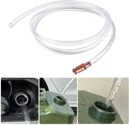 Siphon Hose with Hose Clamp,6Ft x 3/4" Automatic Transfer Gas Siphon Pump,Multi-Purpose Shaker Siphon Kit for Rapid Transporting Liquid in Saudi Arabia
