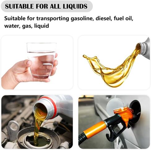 Siphon Hose with Hose Clamp,6Ft x 3/4" Automatic Transfer Gas Siphon Pump,Multi-Purpose Shaker Siphon Kit for Rapid Transporting Liquid in Saudi Arabia